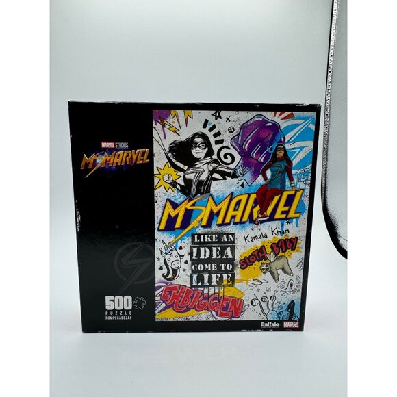 Marvel Ms. Marvel 500 Piece Jigsaw Puzzle by Buffalo Games - NEW, SEALED - Picture 1 of 3